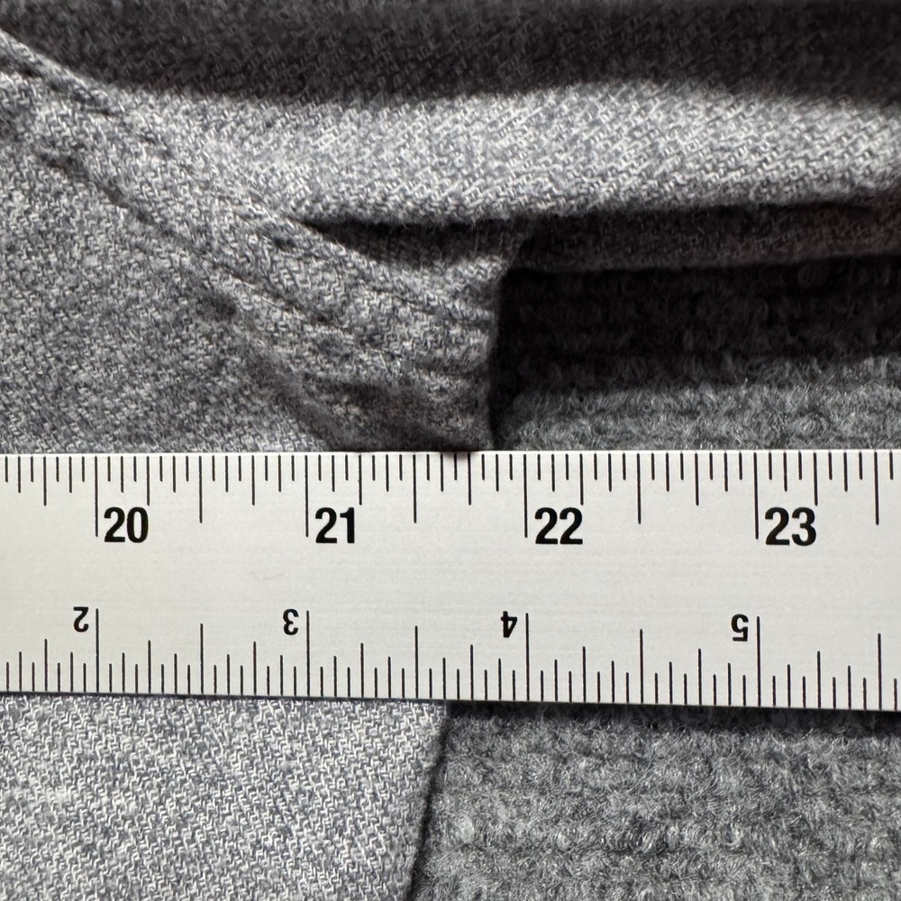 Wallin & Bros Shirt Mens Large Gray Long Sleeve Button Front Flannel - Picture 6 of 9